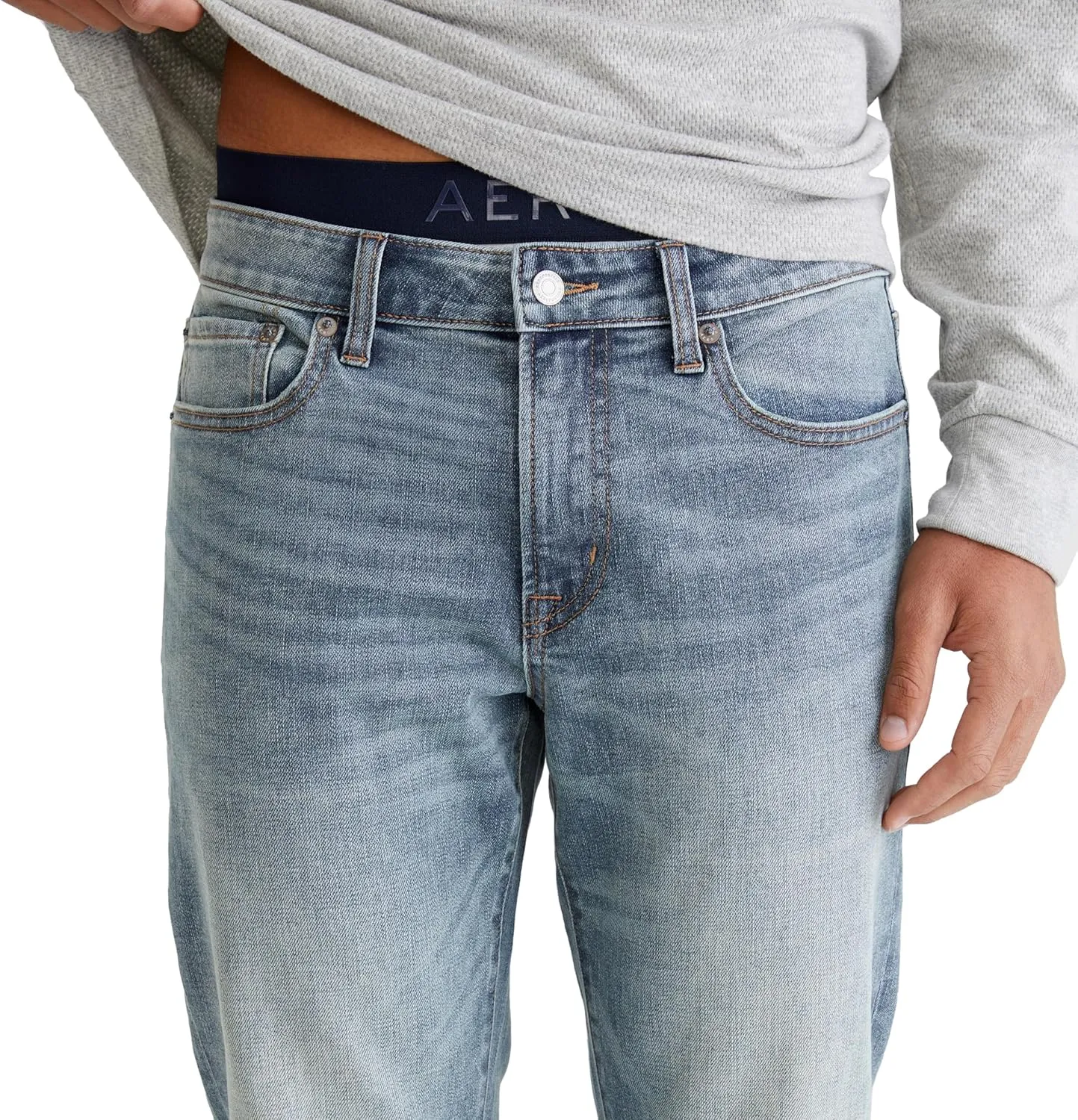 AEROPOSTALE Men's Straight Premium Air Jean