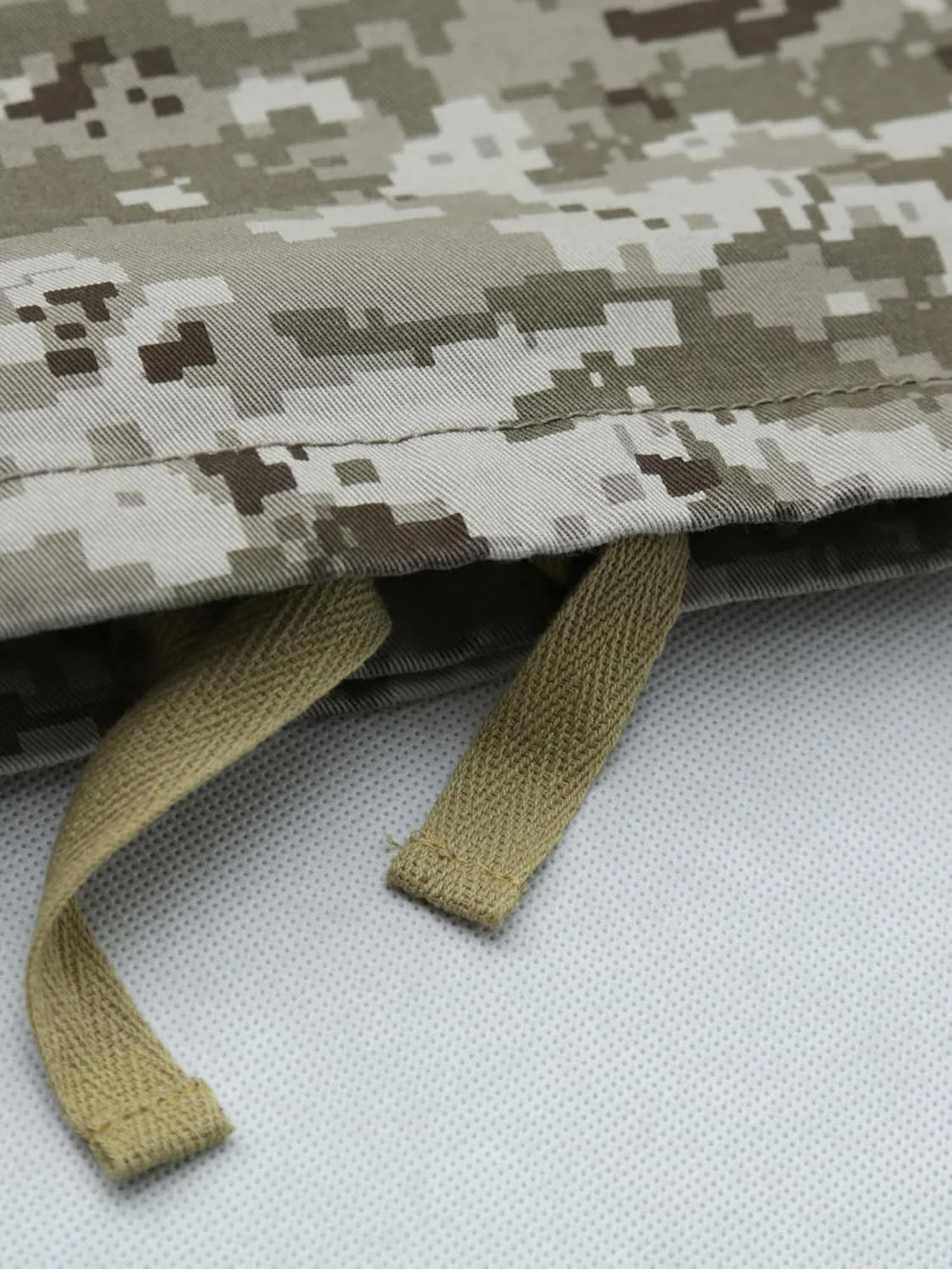 AKHKING Men's Camo Jacket M65 BDU Military Field Jacket Cotton Tactical Combat Army With Multi-Pockets Coat