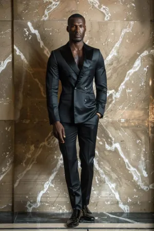 Alexander High QualityBlack Men Suits Slim Fit Blazer Classic suits