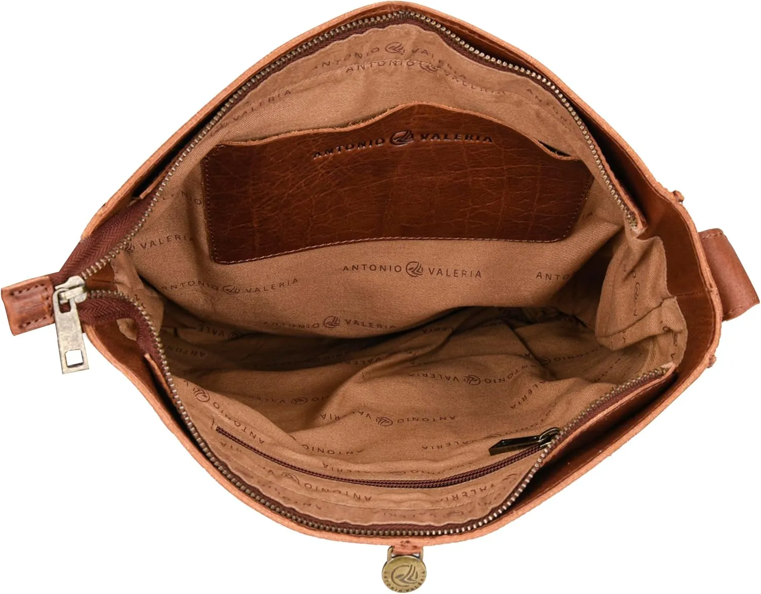 ANTONIO VALERIA Austin Premium Leather Messenger Bag for Men