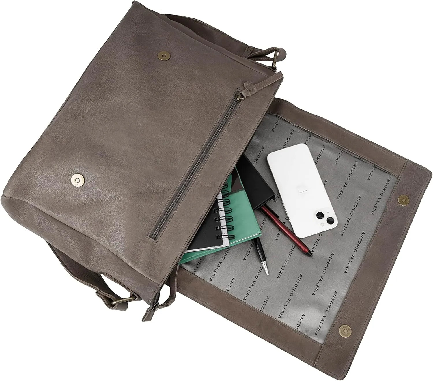 Antonio Valeria Robert Premium Leather Messenger Bag for Men