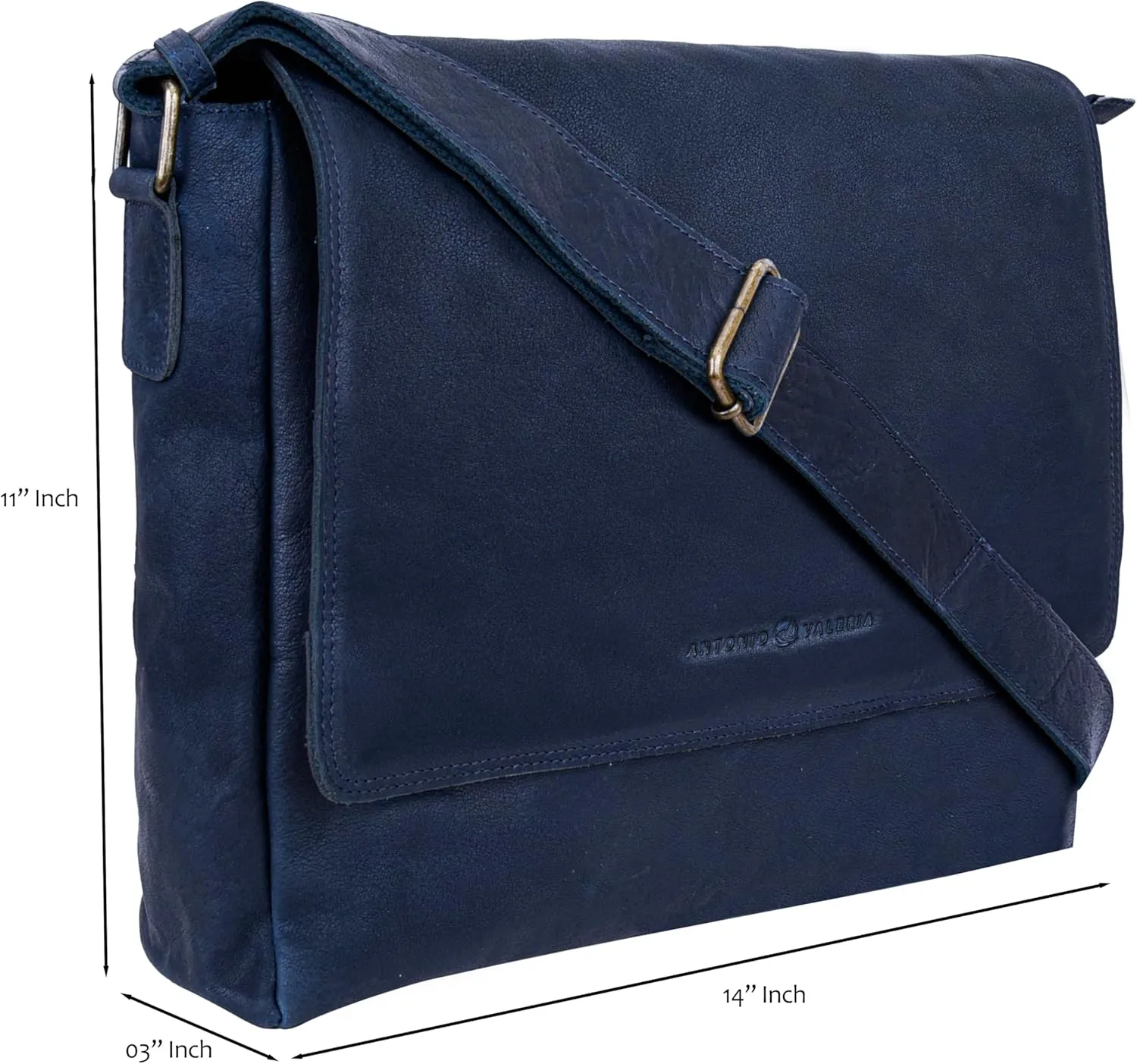 Antonio Valeria Robert Premium Leather Messenger Bag for Men