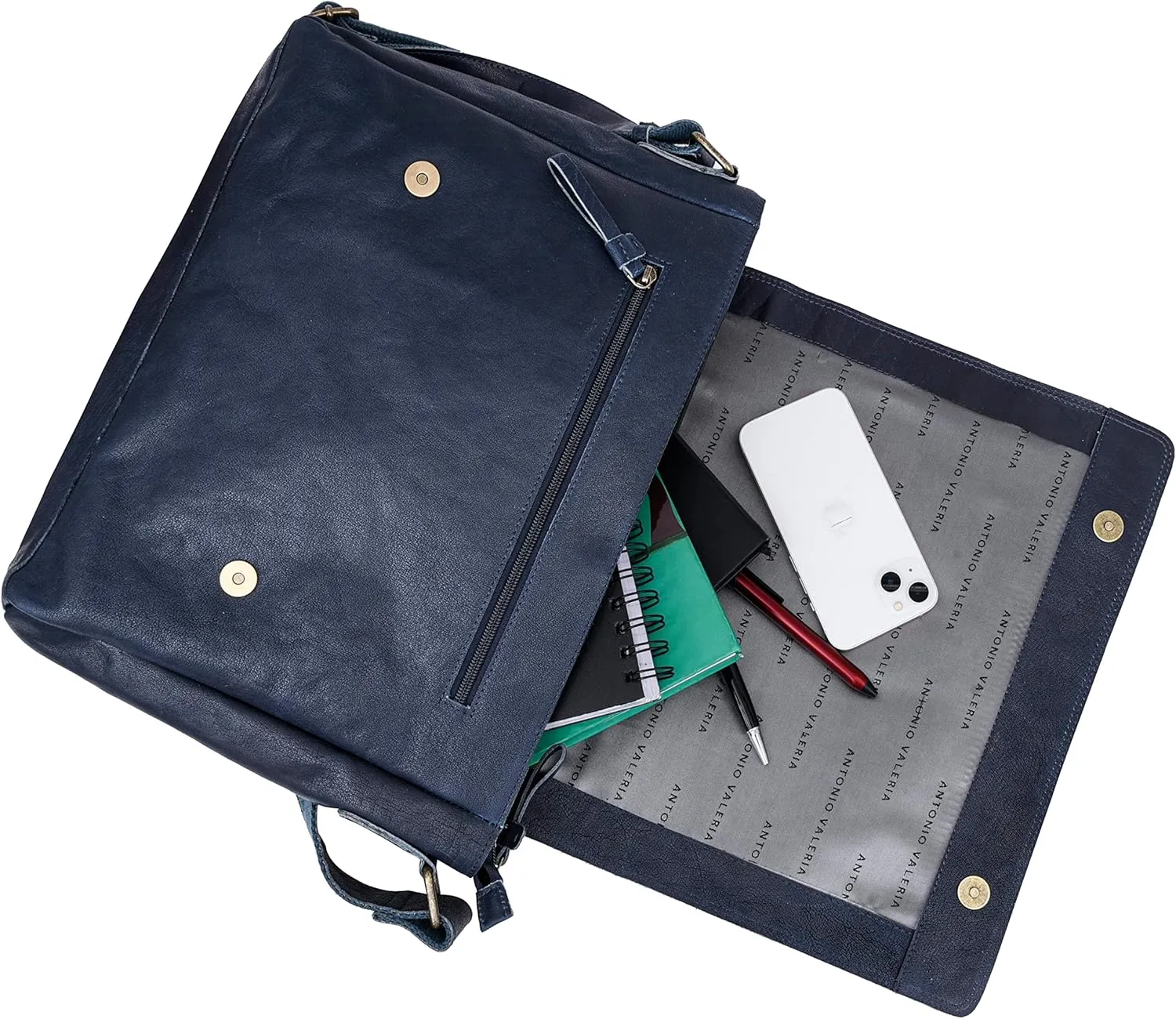 Antonio Valeria Robert Premium Leather Messenger Bag for Men