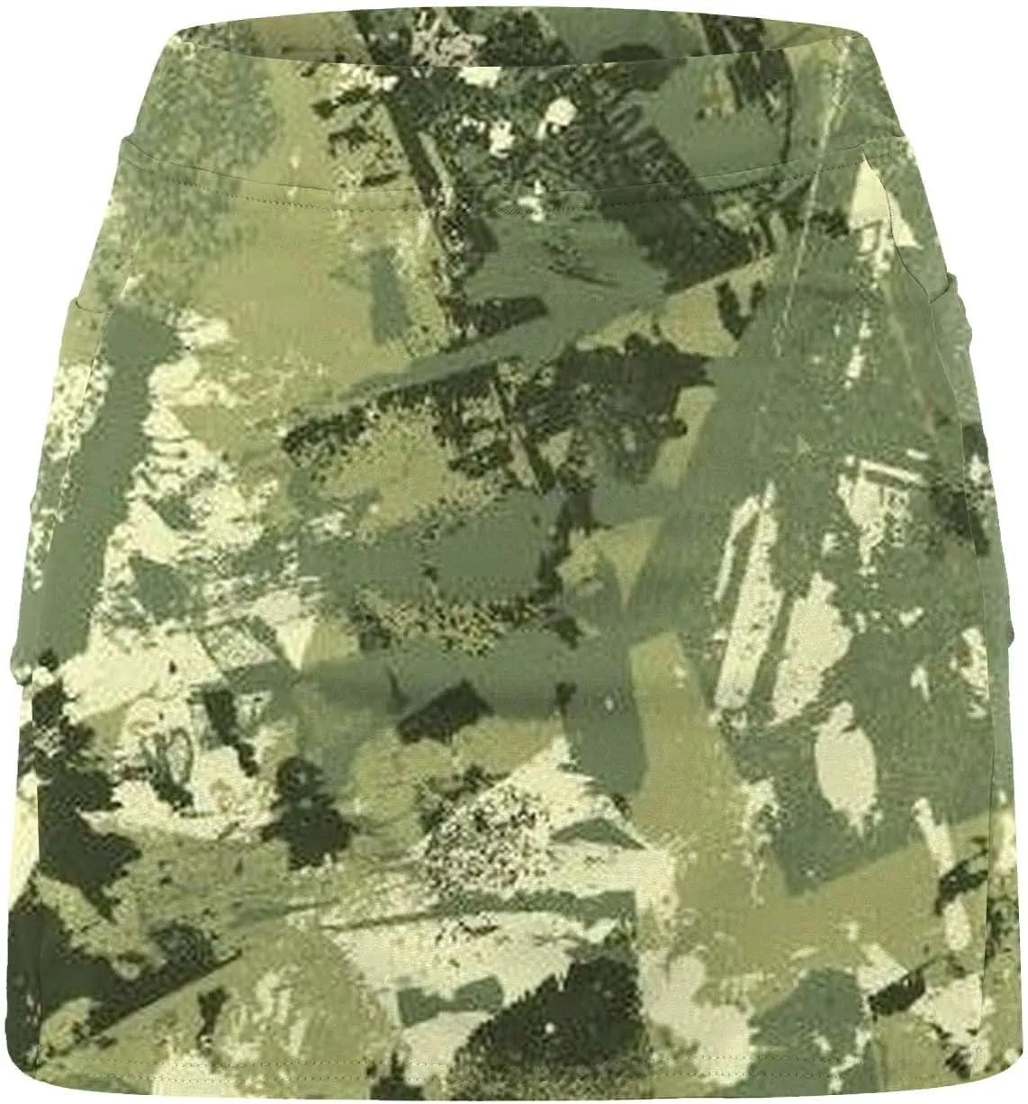 Athletic Skorts for Woman Elastic Tennis Yoga Shorts High Waist Daisy Printed Skirts Tummy Control Skinny Joggers