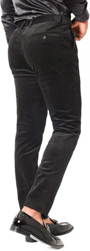 Barabas Men's Premium Corduroy Velvet Solid Color Chino Pants 2CPV1
