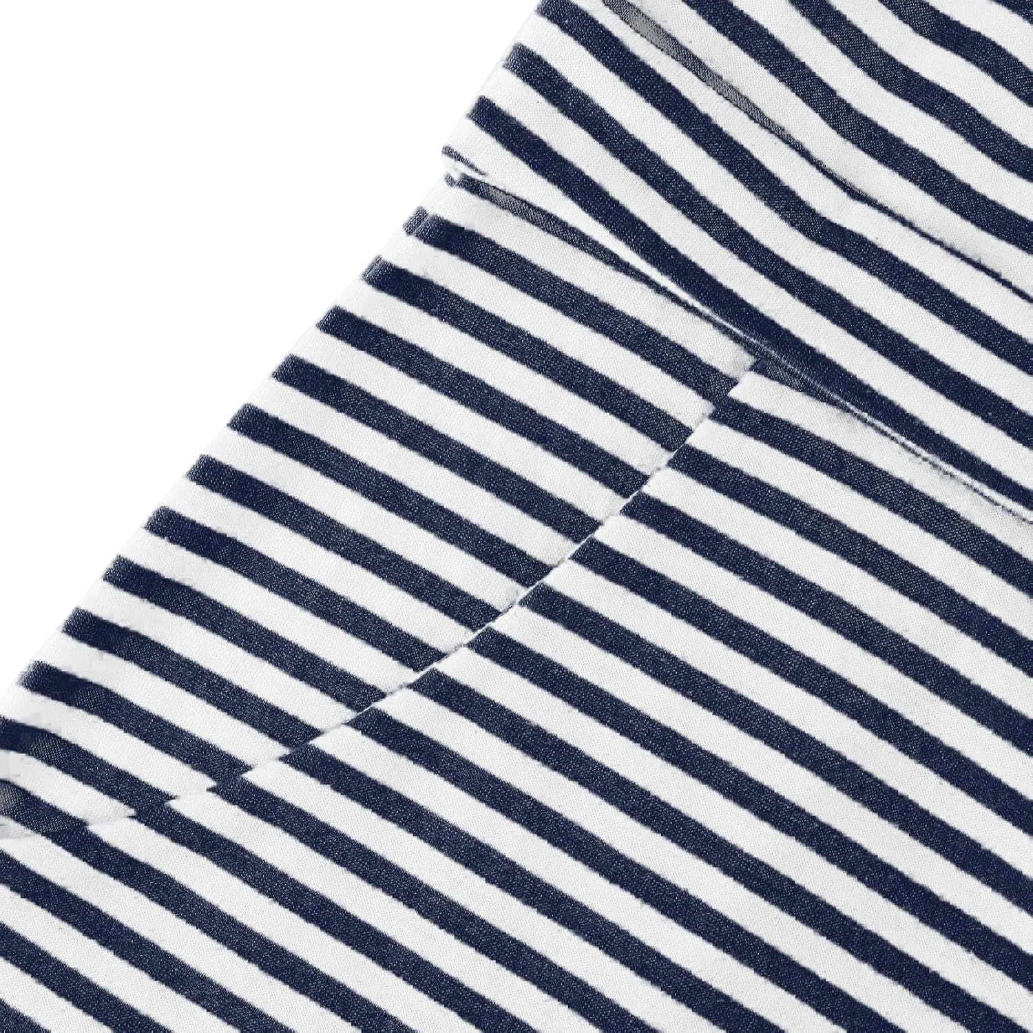 BAXLIMEK Midi Dresses for Women,2025 Summer Trendy Striped Casual Crewneck Short Sleeve T Shirt Dress Tie Waist with Pockets