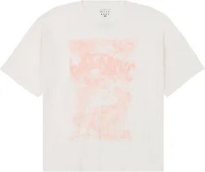 Billabong Girls' Premium Short Sleeve Oversized Logo Graphic T-Shirt