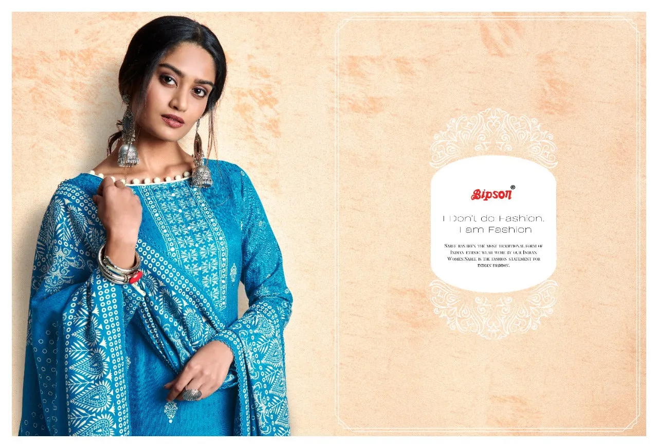 Bipson Fashion Presents Ruhi Pashmina Printed Fancy Designer Salwar Kameez