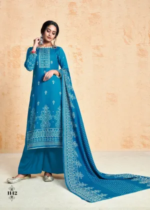 Bipson Fashion Presents Ruhi Pashmina Printed Fancy Designer Salwar Kameez