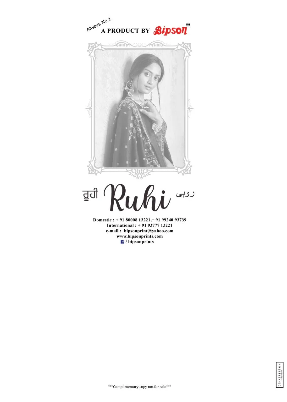 Bipson Fashion Presents Ruhi Pashmina Printed Fancy Designer Salwar Kameez