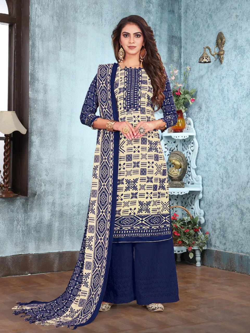 Bipson Fashion Presents Season 1160 Pashmina Printed Embroidery Work Fancy Designer Kameez