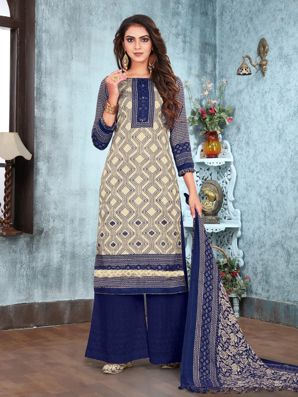 Bipson Fashion Presents Season 1160 Pashmina Printed Embroidery Work Fancy Designer Kameez
