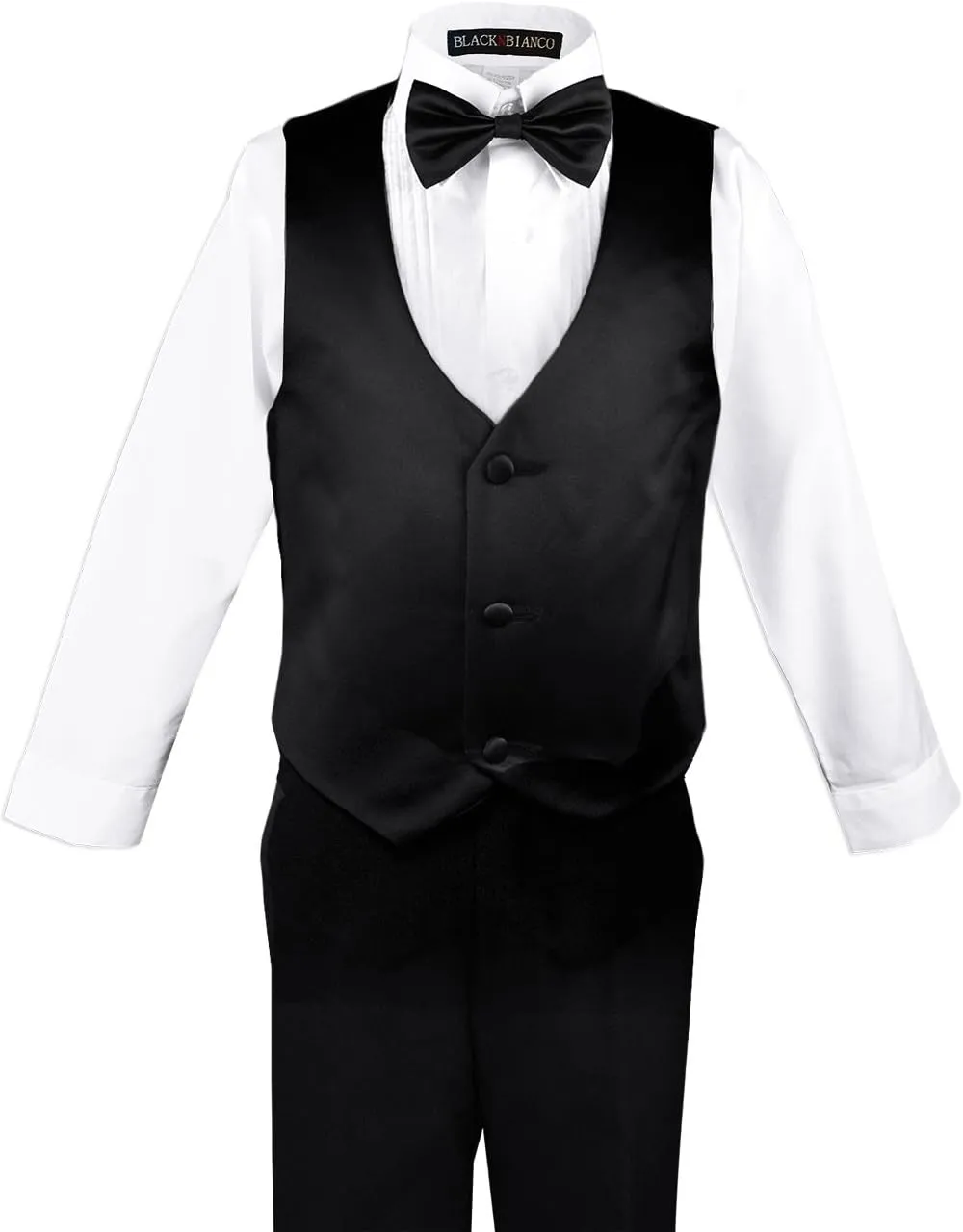 Black n Bianco Boy's Modern Tuxedo Dresswear Set