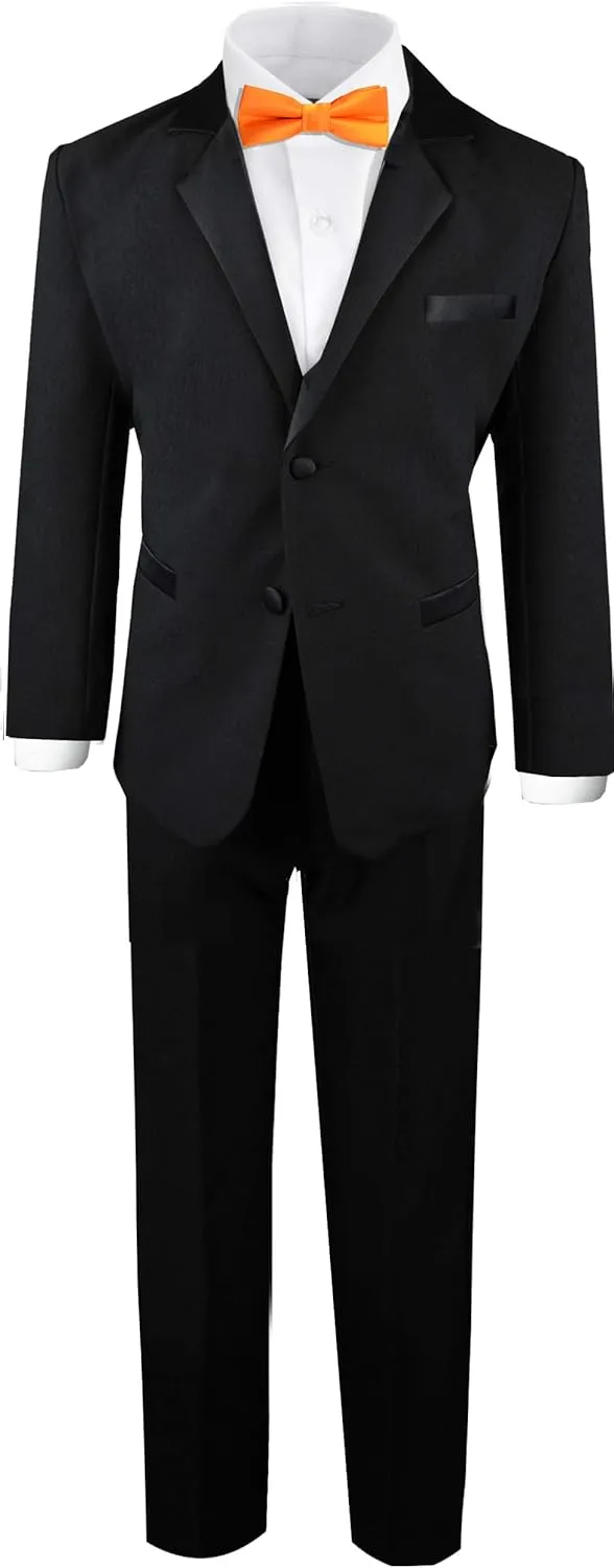Black n Bianco Boy's Modern Tuxedo Dresswear Set