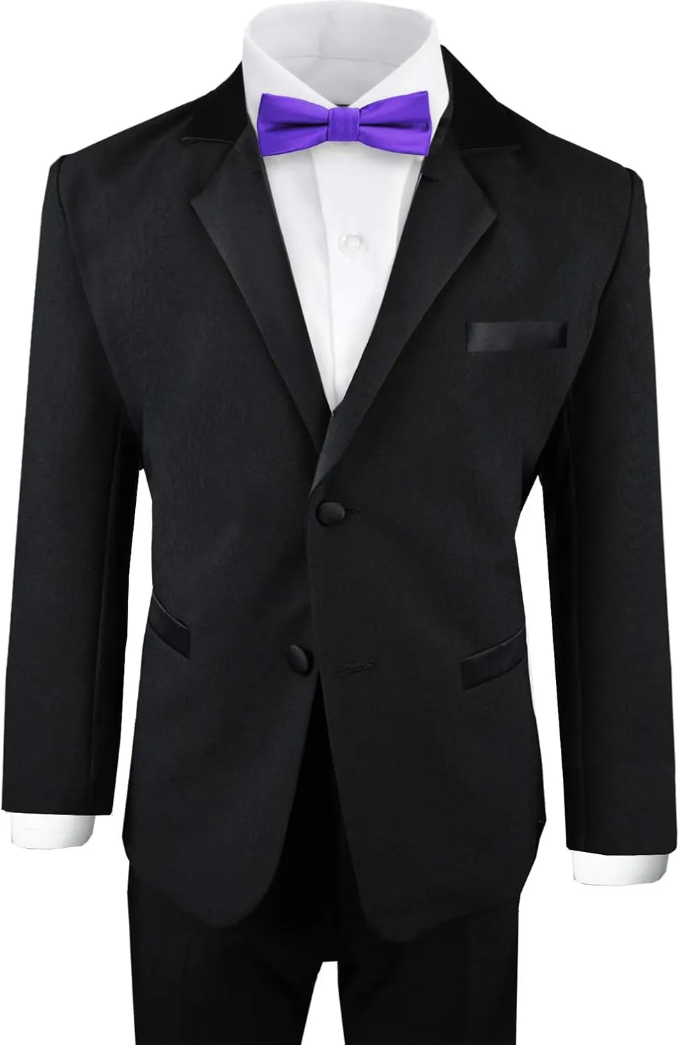 Black n Bianco Boy's Modern Tuxedo Dresswear Set