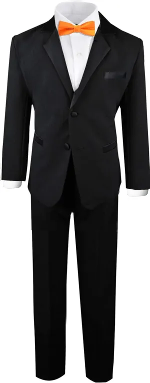 Black n Bianco Boy's Modern Tuxedo Dresswear Set