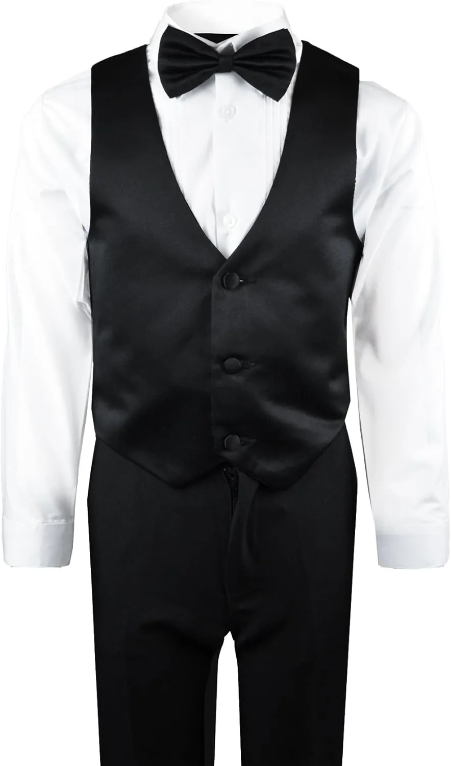 Black n Bianco Boy's Modern Tuxedo Dresswear Set