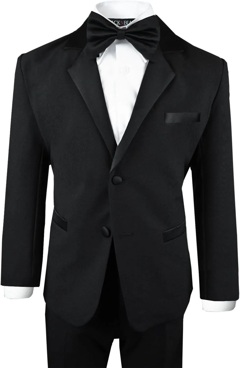 Black n Bianco Boy's Modern Tuxedo Dresswear Set