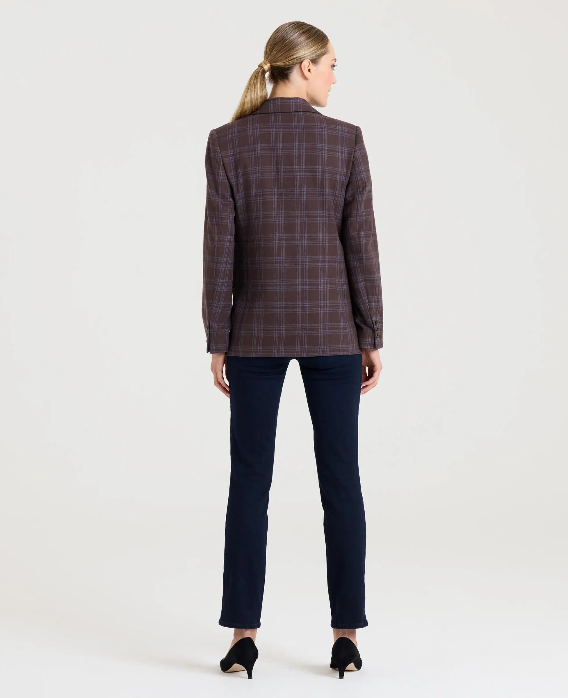 Bonington Cotton Check Blazer