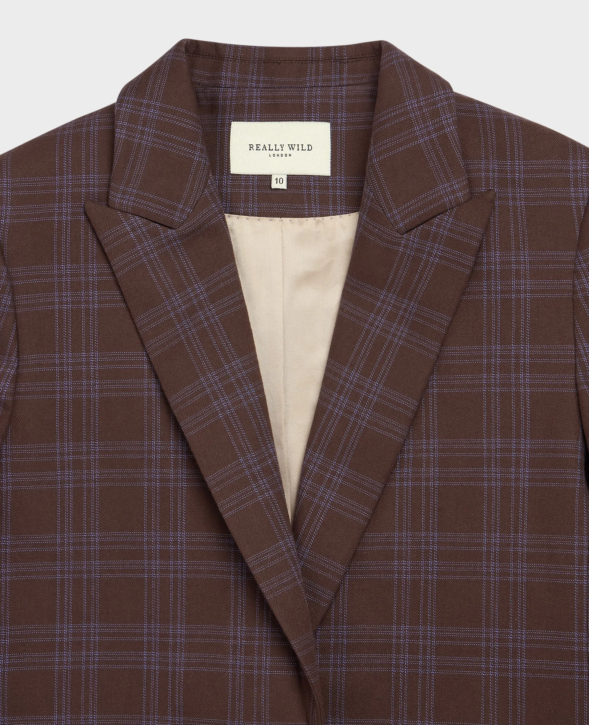 Bonington Cotton Check Blazer