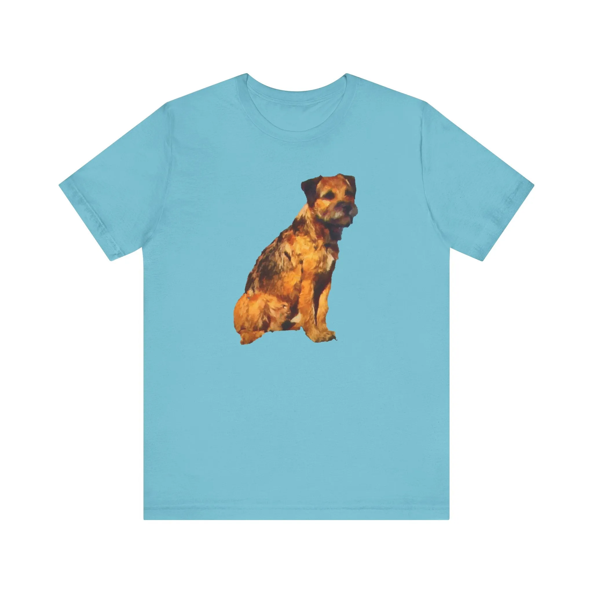 Border Terrier 'Andrew' - Soft Cotton Tee