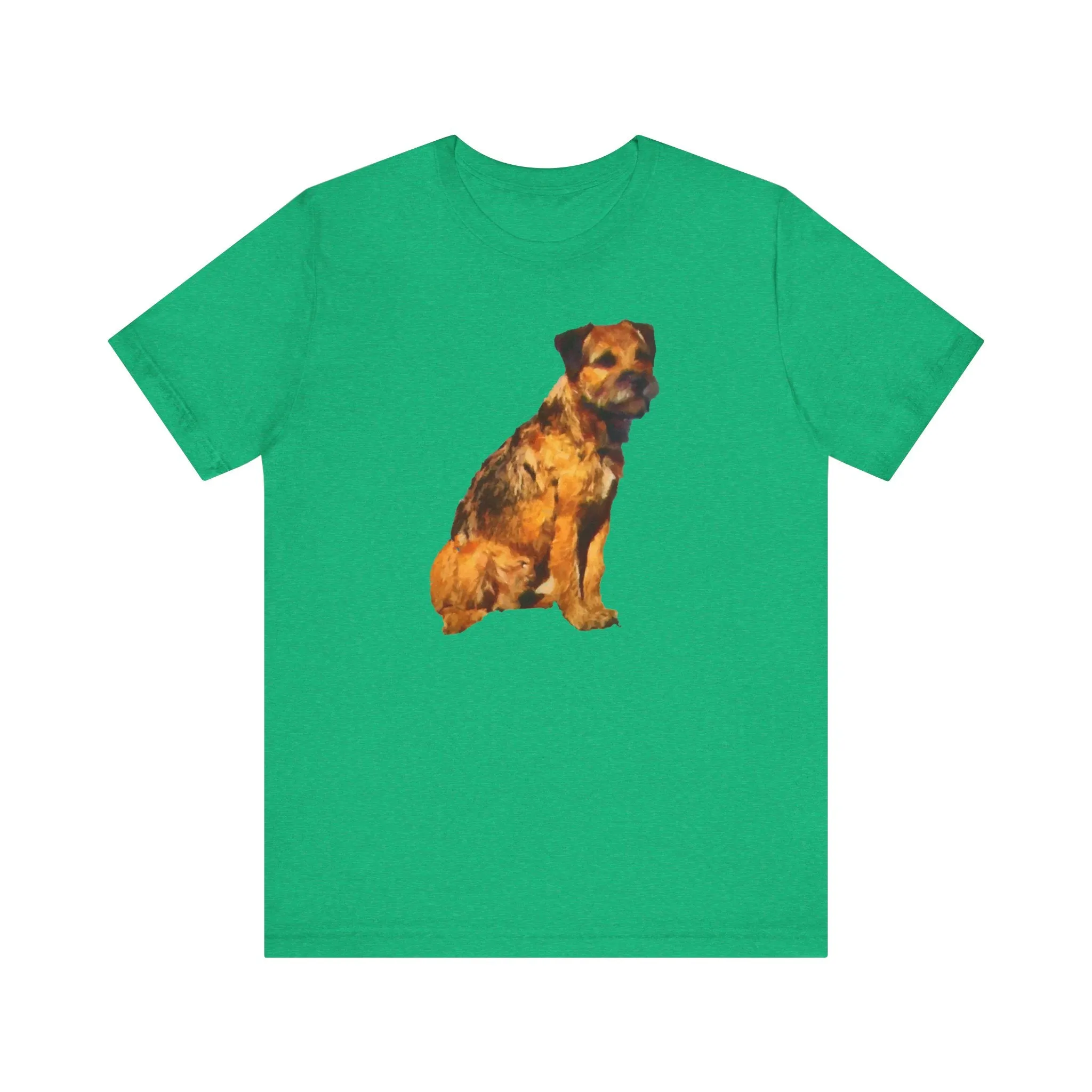 Border Terrier 'Andrew' - Soft Cotton Tee