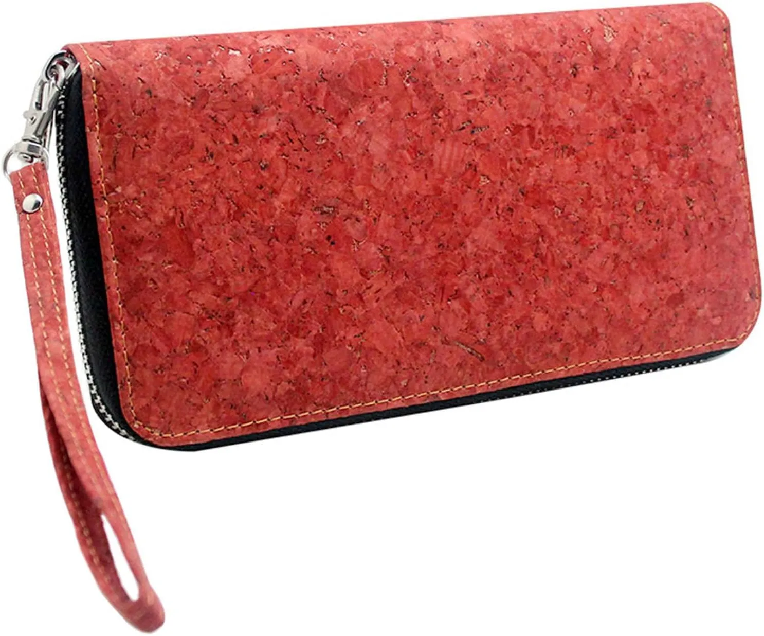 boshiho Cork Vegan Purse Wallet, Women's Smart Phone Clutch Long Purse with Card Holder