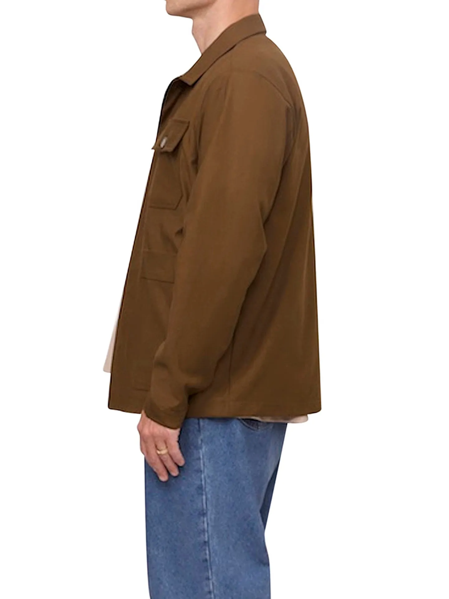 BROWN CHORE JACKET