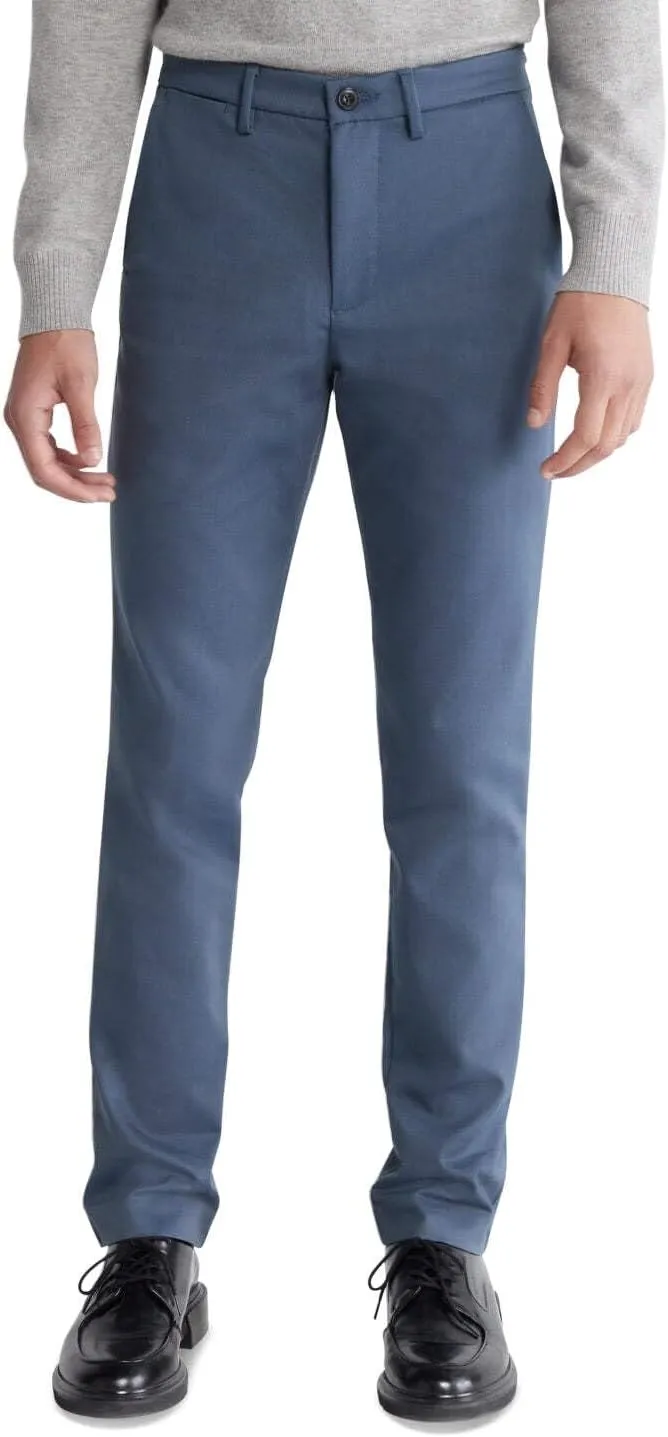 Calvin Klein Men's Slim Fit Modern Stretch Chino Pants Blue Size 36X30 36X30