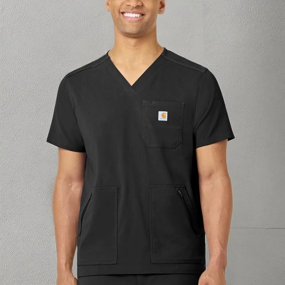 Carhartt Medical Men's Modern Fit 5-Pocket V-Neck Scrub Top