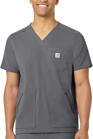 Carhartt Medical Men's Modern Fit 5-Pocket V-Neck Scrub Top