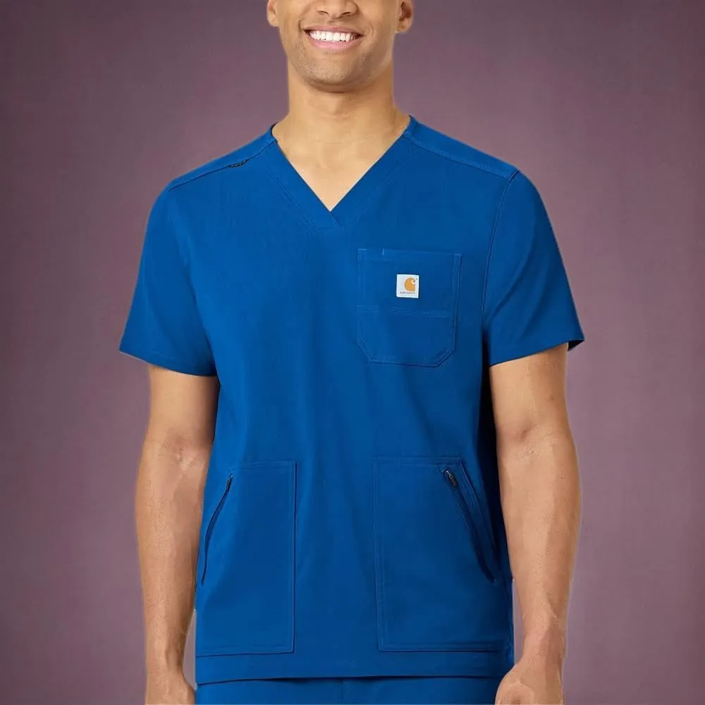 Carhartt Medical Men's Modern Fit 5-Pocket V-Neck Scrub Top