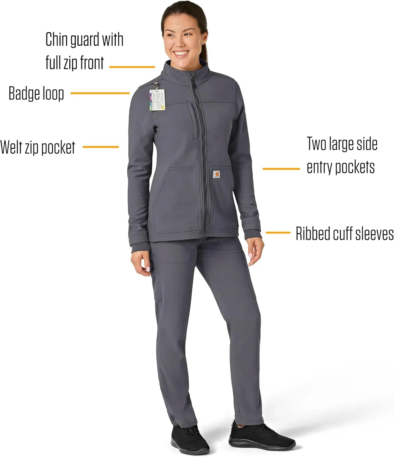 Carhartt Women's Fluid Resistant Fleece Jacket