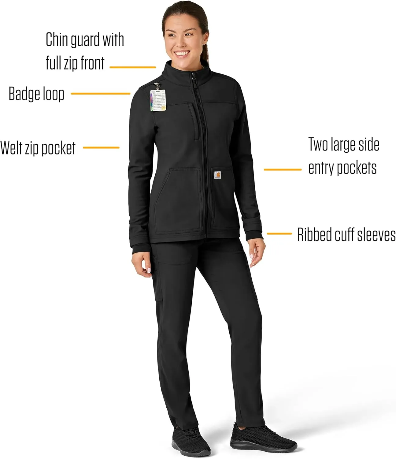 Carhartt Women's Fluid Resistant Fleece Jacket