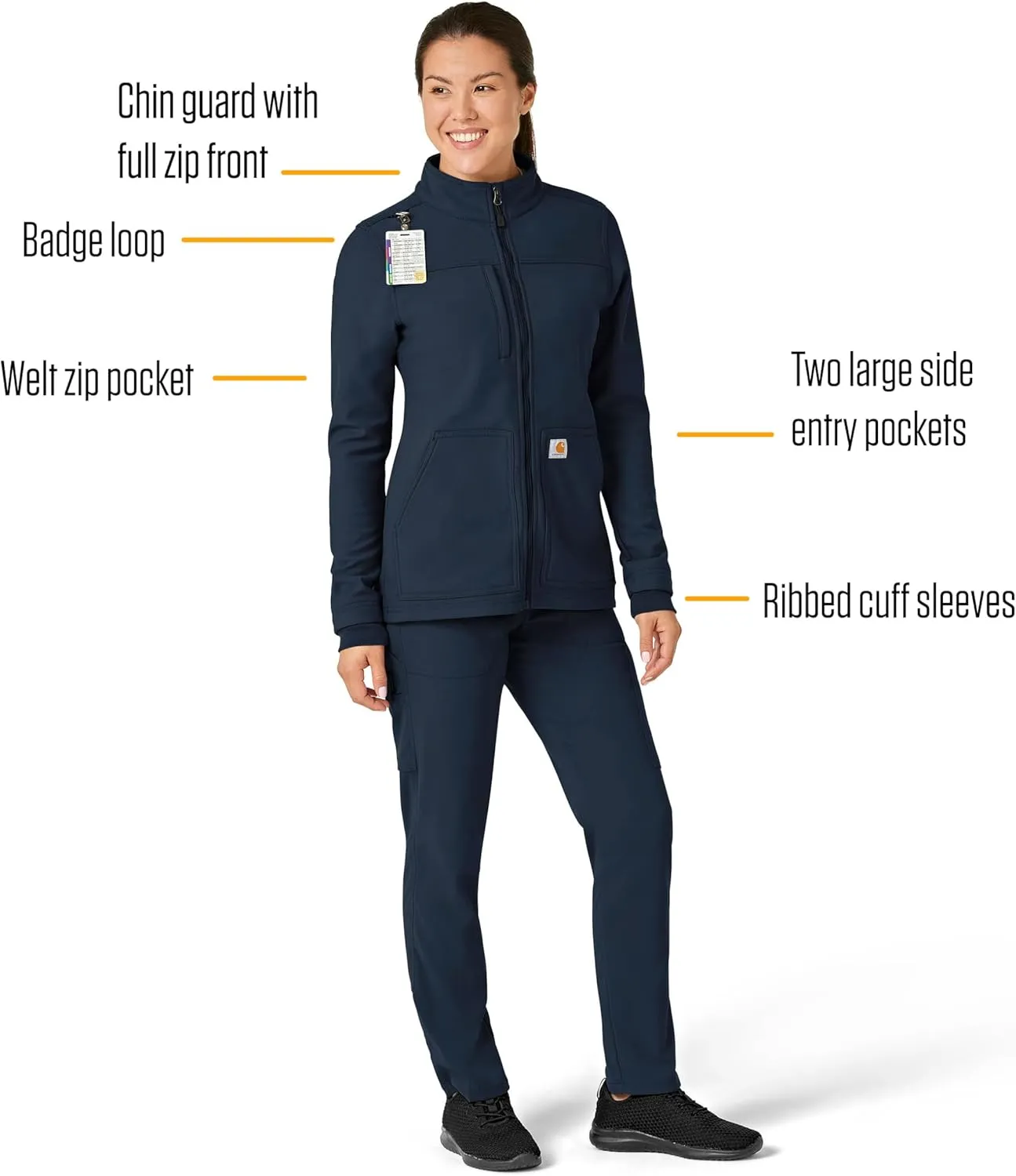 Carhartt Women's Fluid Resistant Fleece Jacket