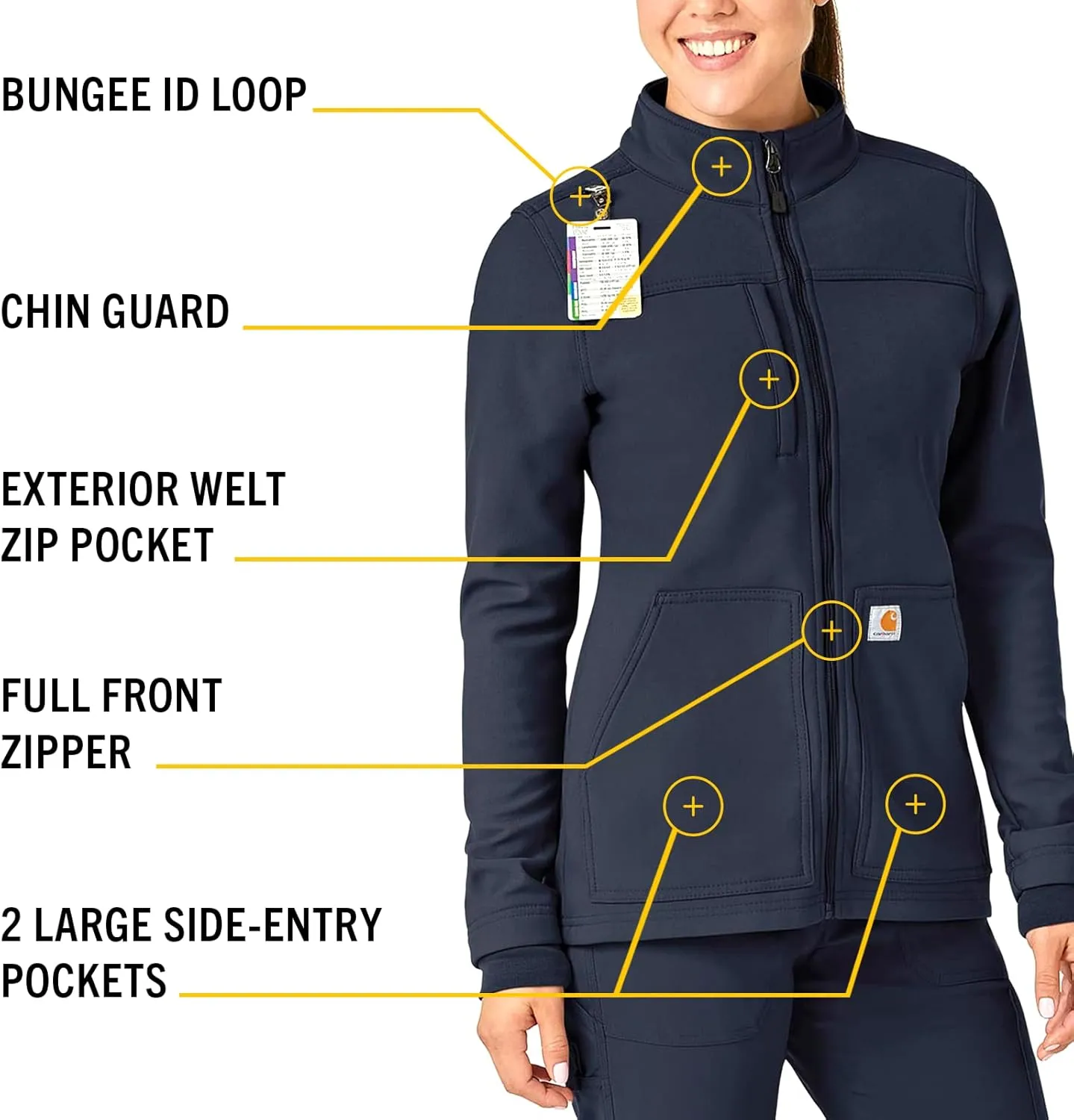 Carhartt Women's Fluid Resistant Fleece Jacket