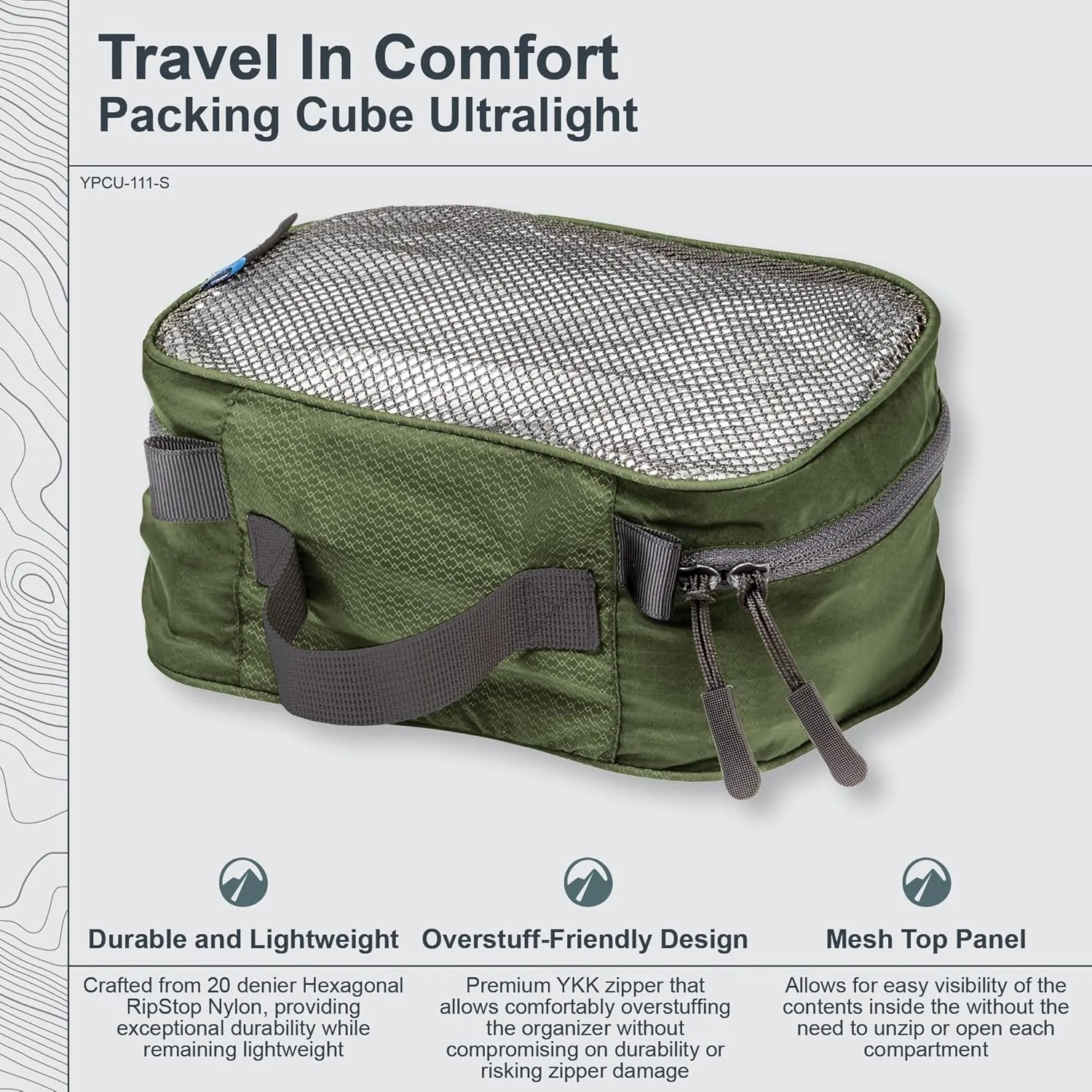 COCOON - Premium - Packing Cube - Ultralight - Olive Green - Small