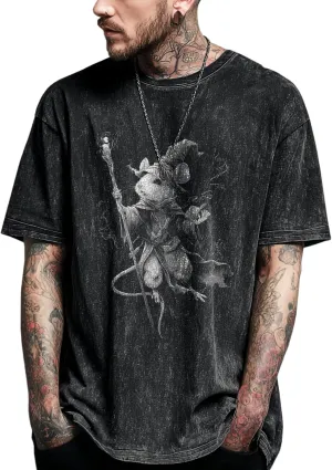 Cool T Shirts for Men Quick Dry Big and Tall Plus Size Short Sleeve Crewneck Funny Graphic Cotton Undershirt