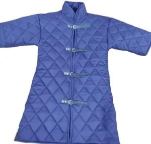 CRAFTILE Thick Padded Gambeson Coat  Medieval Cotton Aketon Armor Jacket for LARP, Reenactment, Knight, Viking Cosplay