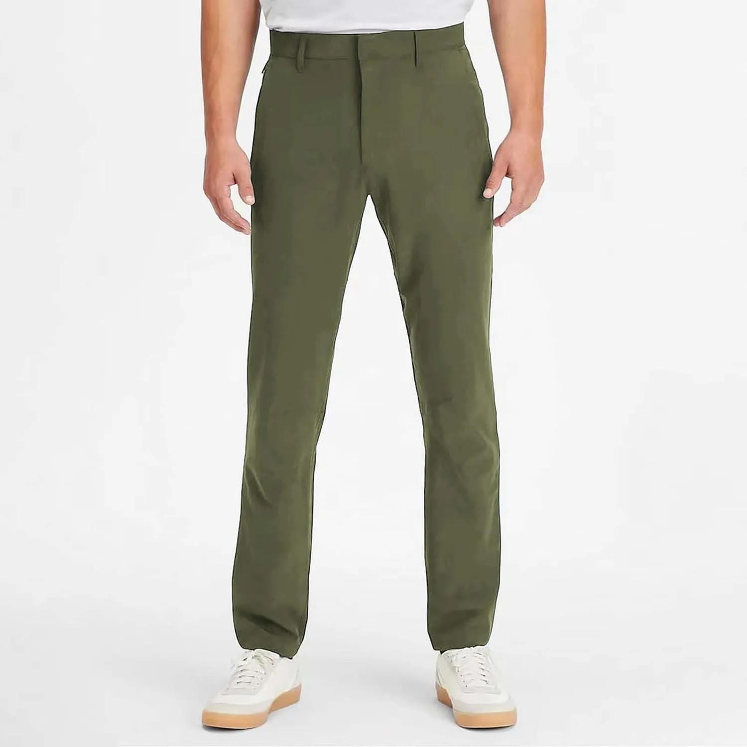 CRNTCEM Summer Golf Pants for Men Straight Leg Business Casual Hiking Travel Pants Tapered Leg Flat Front Formal Dress Pants