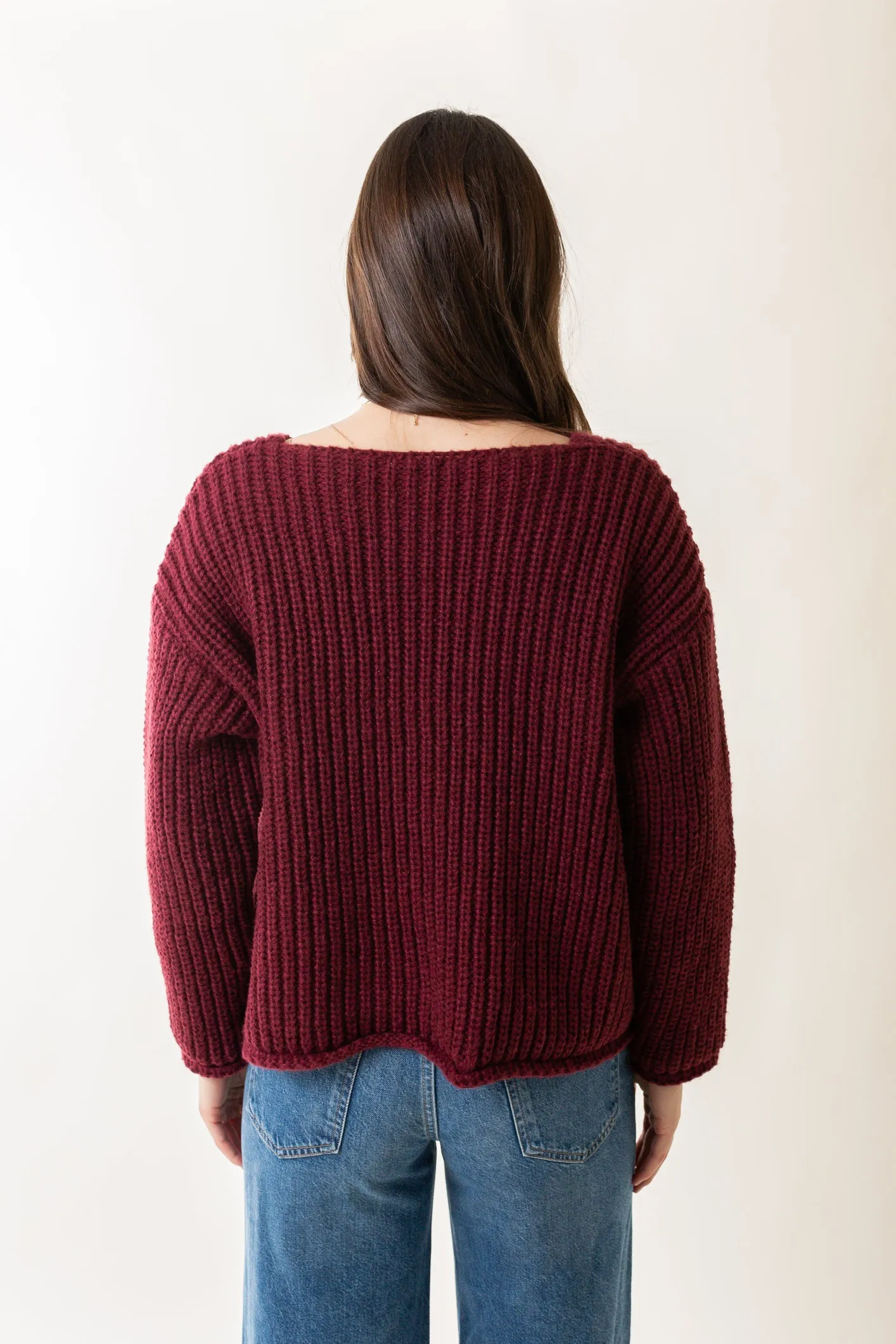 Cropped Sweater Jacket