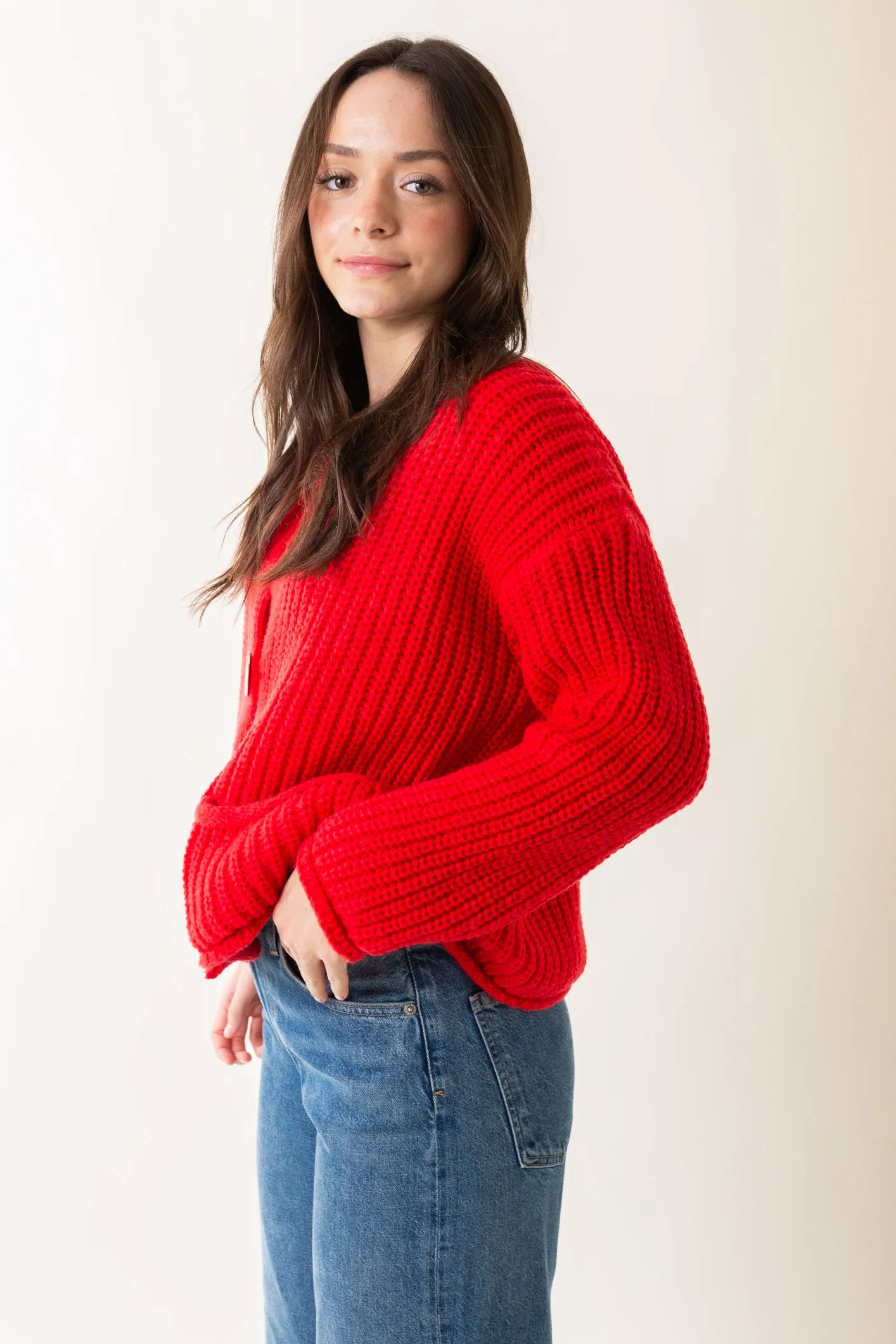 Cropped Sweater Jacket