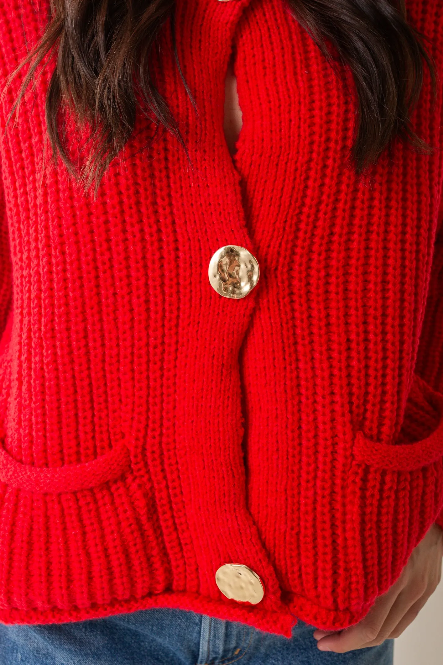 Cropped Sweater Jacket