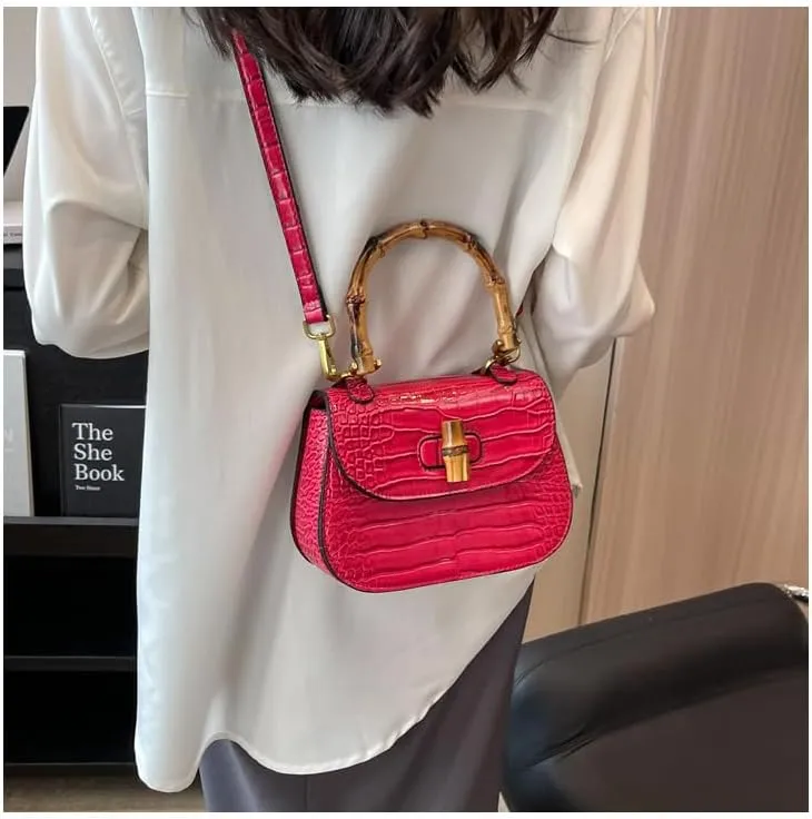 cross-body bag Premium Bamboo Saddle Crossbody