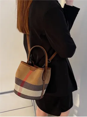 cross-body bag Premium Bucket Lattice Crossbody