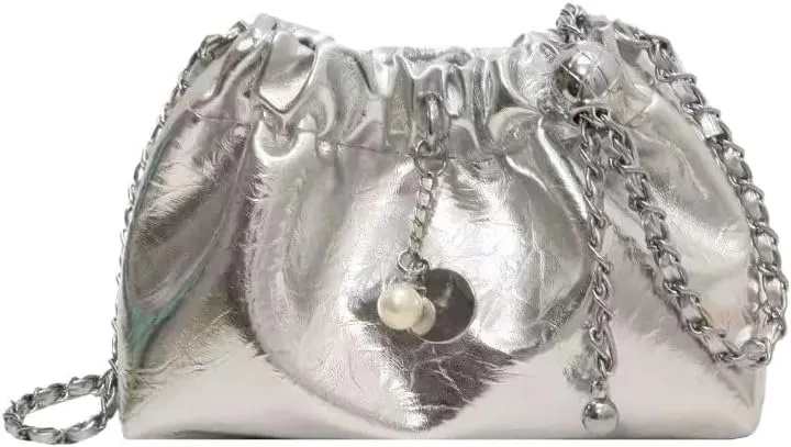 cross-body bag Premium Crossbody Chain Bucket Bag