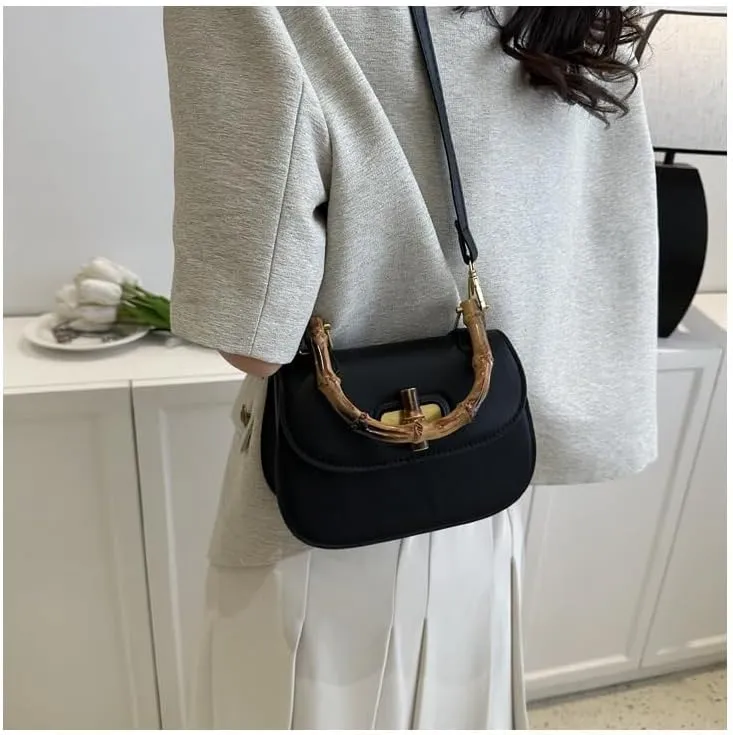 cross-body bag Premium Netflix Bamboo Saddle Bag