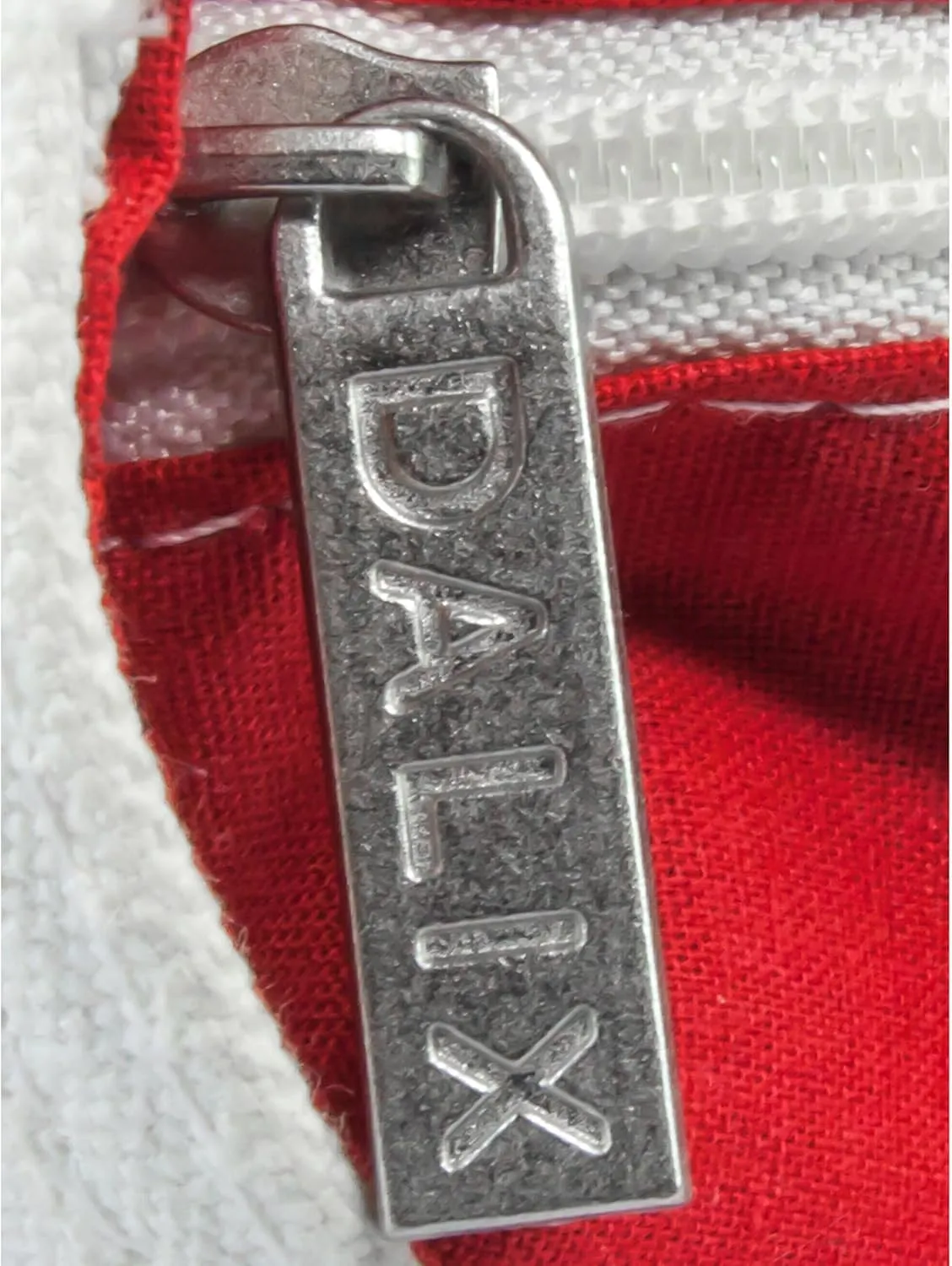 DALIX Striped Boat Bag Premium Cotton Canvas Tote in Red