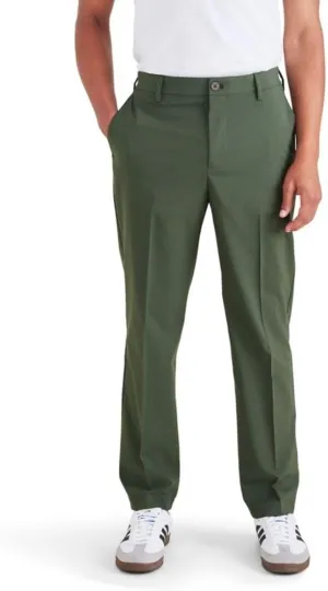 DOCKERS Mens Signature Go Straight Fit Khaki Smart 360 Tech Pants (Regular and Big & Tall)
