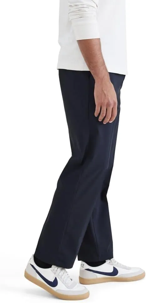 DOCKERS Mens Signature Go Straight Fit Khaki Smart 360 Tech Pants (Regular and Big & Tall)